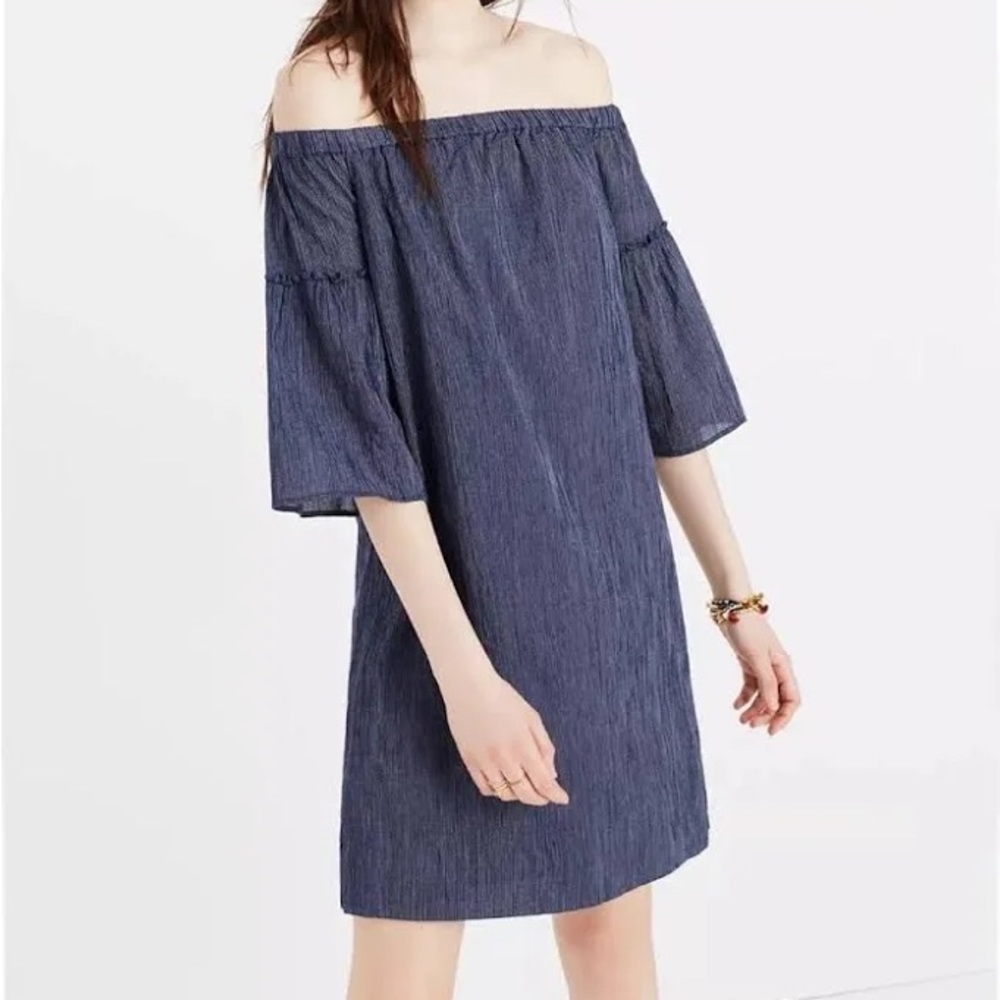 Madewell Off the Shoulder Dress, 0